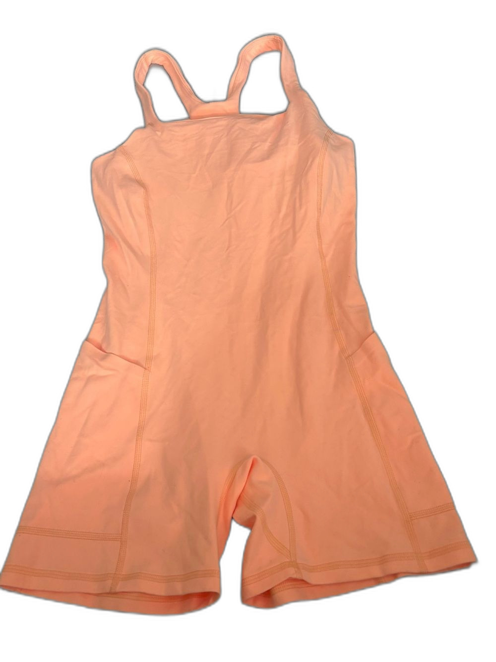 Free People Movement Hot Shot Onesie Romper Peach XS Athletic Activewear